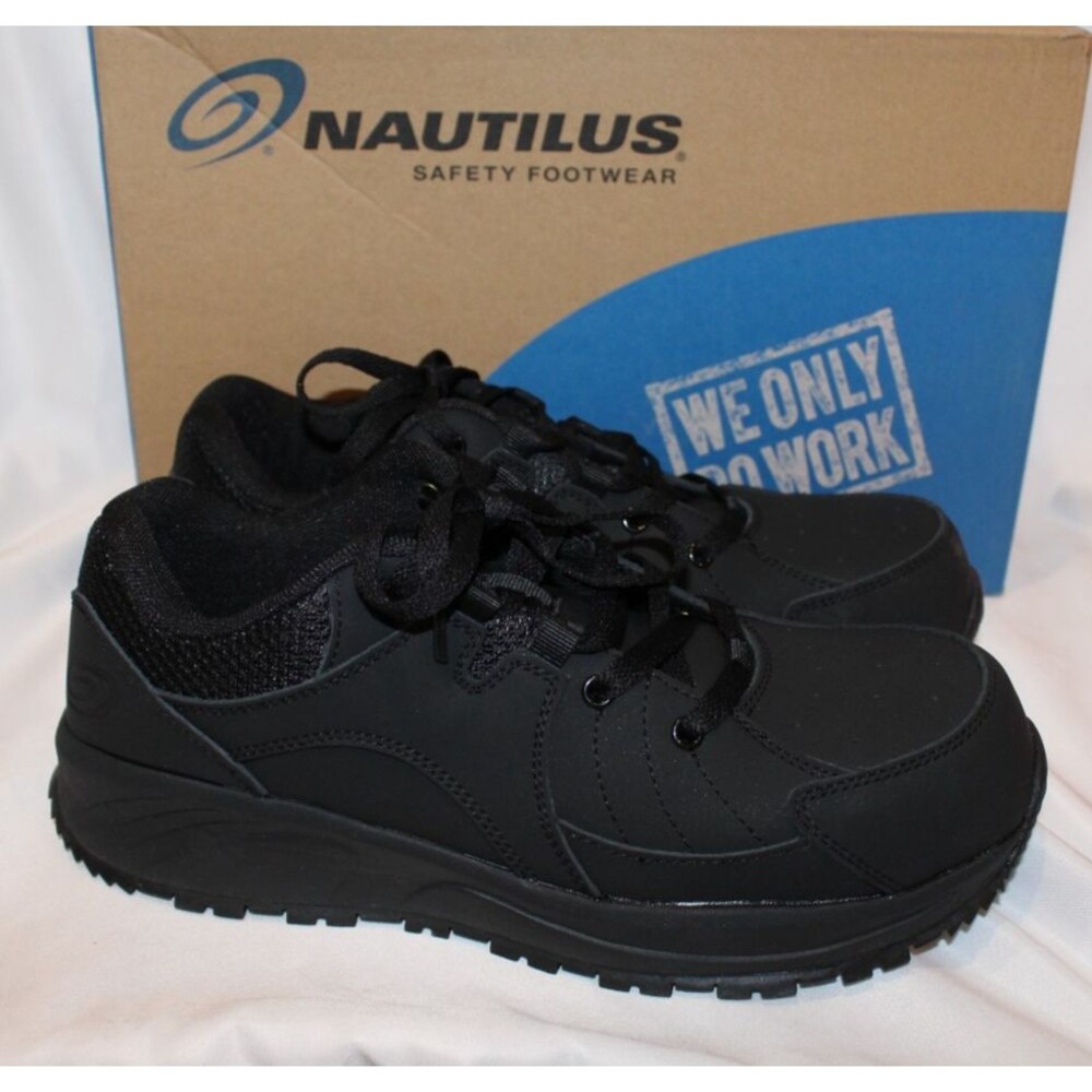 Nautilus Men N2520 Guard Oxford Composite Toe Work Shoes Leather Mesh 8 EE WIDE